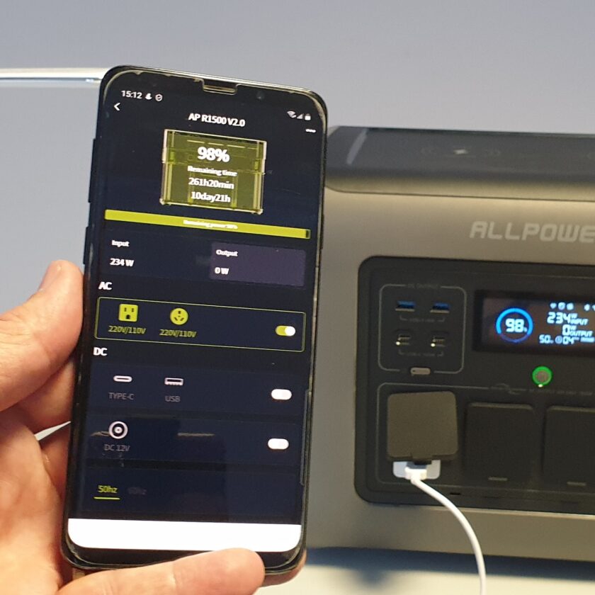 application mobile allpowers 3