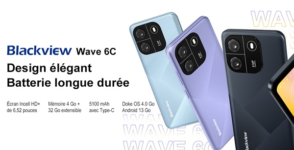 blackview wave 6c tombe sous la barre