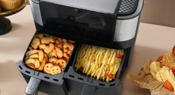 PROMO friteuse électrique Air Fryer double paniers Joyami 1800W : 99,99€