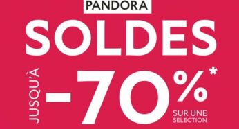 Ce sont les Soldes Pandora 2024 ! -70% sur une sélection de bracelets, charms, bagues, boucles d’oreilles