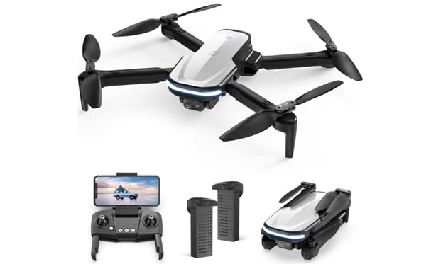 drone pliable avec camera holy stone hs280 avec 2 batteries