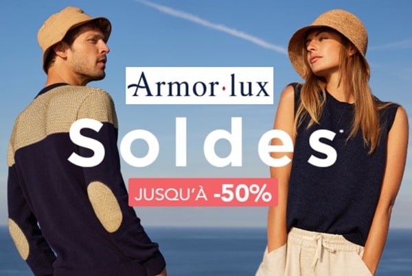 lancement des soldes armor lux avec la livraison gratuite en point relais