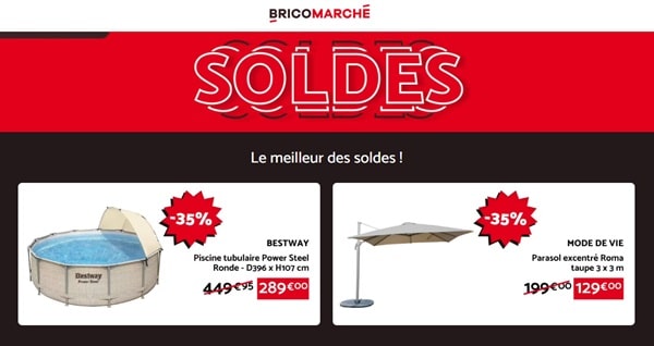 lancement des soldes bricomarché en ligne