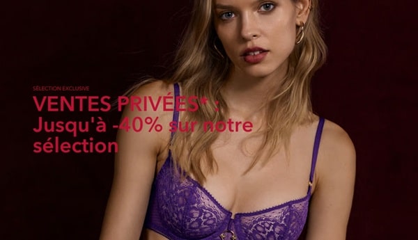 vente privées de pré soldes aubade