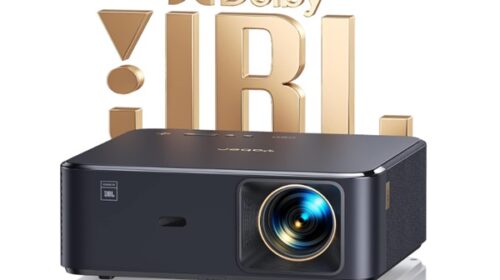 300€ vidéoprojecteur 4K YABER K2s – son stéréo JBL (800ANSI, WiFi 6, Bluetooth, Netflix, Android TV, Auto Focus..)