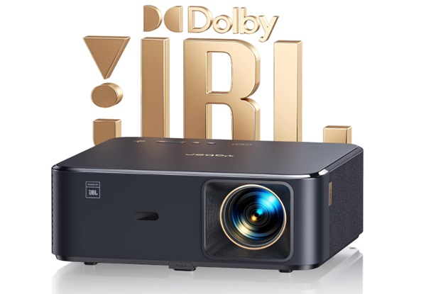 vidéoprojecteur 4k yaber k2s son stéréo jbl