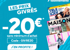 ❄ PRIX GIVRÉS ❄ 20€ de remise supplémentaire sur votre nouvel abonnement magazine