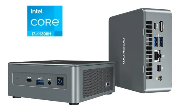 promo mini pc geekom it11 avec processeur intel i7 11390h