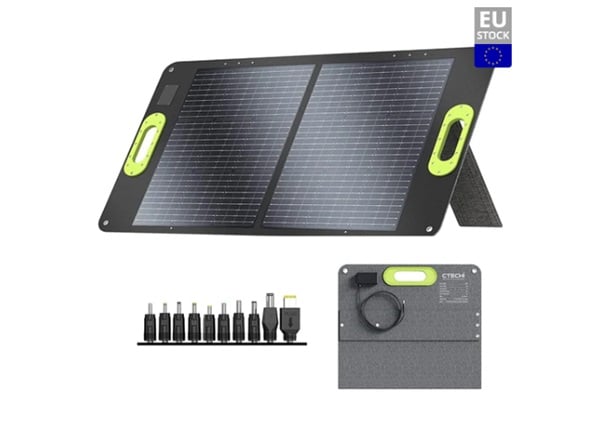 promotion panneau solaire 100w pliable ctechi sp 100