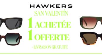 Offre Saint Valentin Hawkers lunettes de soleil : 1 paire achetée = 1 paire gratuite (+ livraison gratuite)