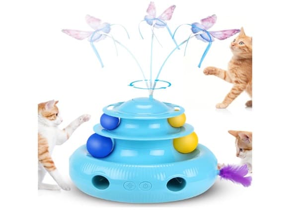 remise sur le jouet interactif pour chat 3 en 1 pettom