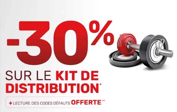 AD Auto : Offre exceptionnelle – 30% de remise sur votre kit de distribution !