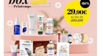  Box Printemps de Santé Magazine au prix de 29,9€ pour une valeur de 220,22€ (Uni Medias)