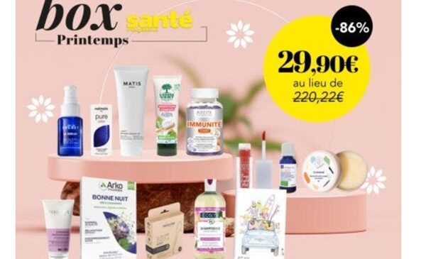 box printemps de santé magazine au prix de 29,9€
