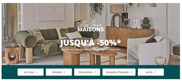 les jours maisons du monde