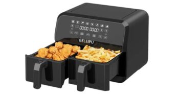 PROMO friteuse à air chaud avec double paniers GELEIPU DL28 : 93,99€ port inclus