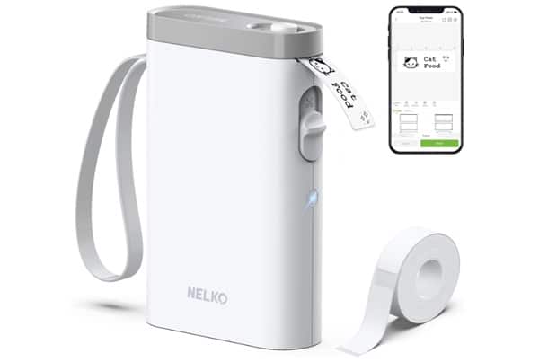 Petite imprimante d’étiquettes sans fil Nelko P21 en promotion 14,78€ (iOS – Android_