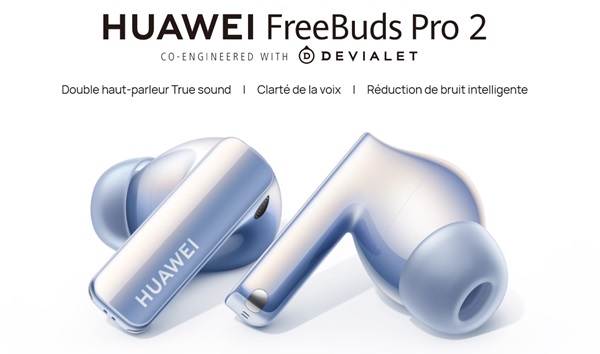 Promotion écouteurs Bluetooth HUAWEI FreeBuds Pro 2 pour seulement 129,99€
