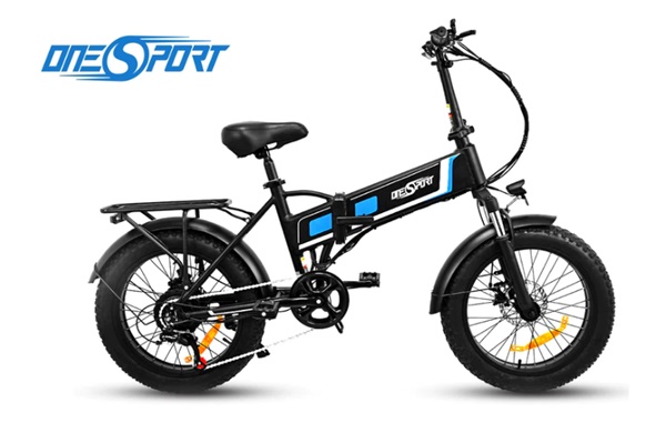 promotion le fat bike électrique pliable onesport ot10