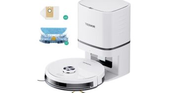 Robot aspirateur laveur avec station de vidange Tesvor S7 PRO AES en promotion 249,99€
