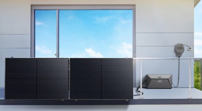 kit alimentation solaire de balcon anker solix avec batterie + 2 x panneaux 410w + micro onduleur + supports