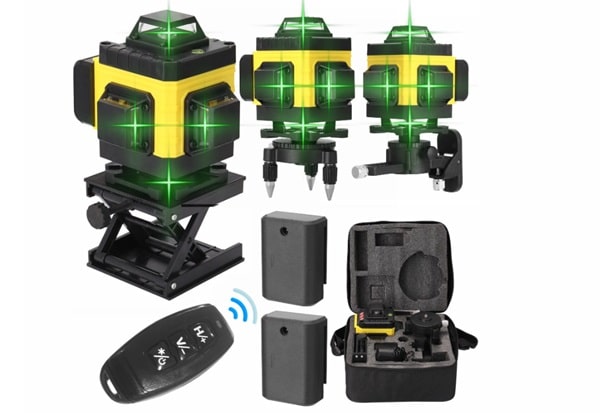 niveau laser multifonction 16 lignes  verticales et horizontales avec fonction d'autonivelage 