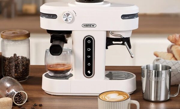 Machine à café expresso et broyeur HiBREW H14 20 bars en promotion 159,99€