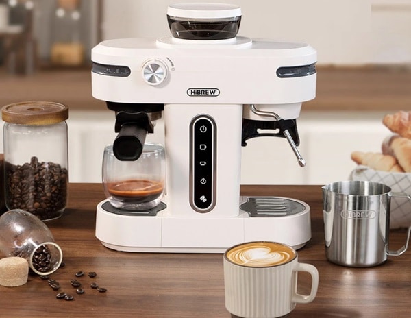 Machine à café expresso et broyeur HiBREW H14 20 bars en promotion 159,99€