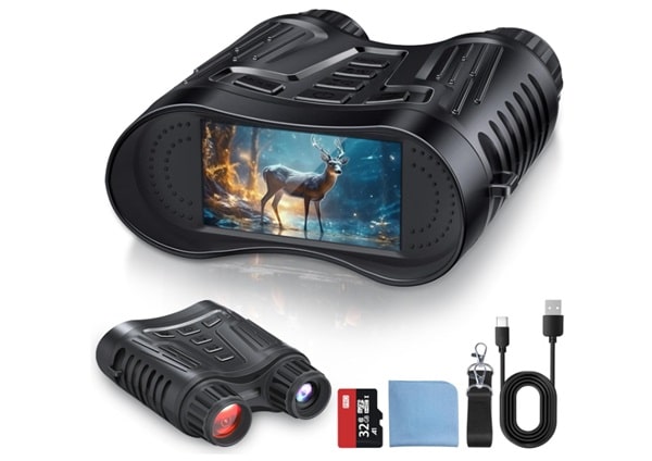 jumelles 8x avec vision nocturne 4k rechargeable tkwser
