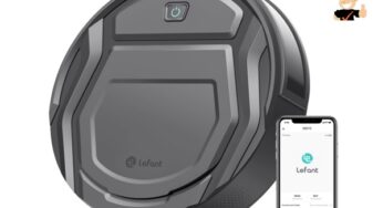 79,99€ petit aspirateur robot LEFANT M210P WiFi + Bluetooth, 2200 Pa avec détection de tapis..