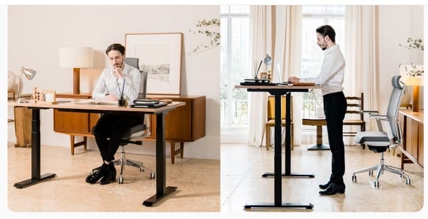 150€ de remise sur le prix du bureau assis – debout électrique Flexispot E7 (avec ou sans plateau)