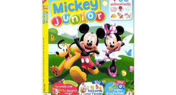 Abonnement Mickey Junior pas cher : 47€ les 12N° (mensuel) au lieu de 71€