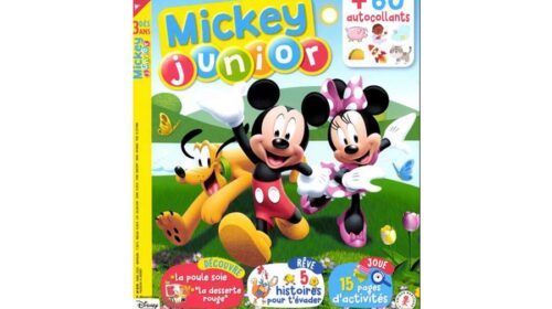 Abonnement Mickey Junior pas cher : 40€ les 12N° (⚡️FLASH ) au lieu de 71€