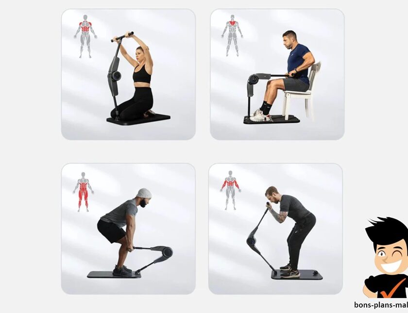 Appareil de fitness tout-en-un HALYTUS Hookee Plus en promotion