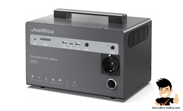 justnow jnb600 la station énergie portable au meilleur prix