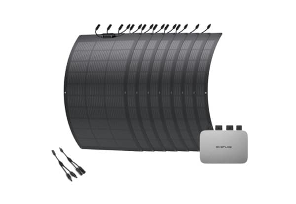 kit solaire pour balcon EcoFlow PowerStream 800 W avec 4 panneaux 