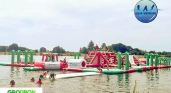 Parc aquatique Aqua-Warriors du Lac de Peyre moins cher ! entrée adulte 6,90€ (5€ enfant)