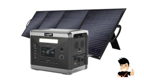 Promotion pack station d’alimentation portable SolarPlay Q2501 + panneau solaire 200W