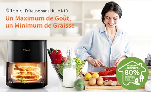 ultenic k10 la friteuse sans huile qui change tout à petit prix