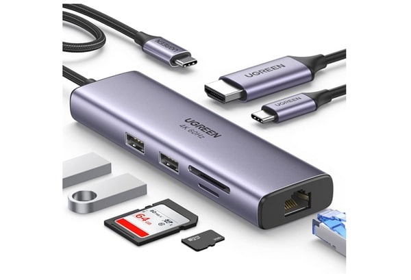 adaptateur  hub usb 7 en 1 ugreen revodok