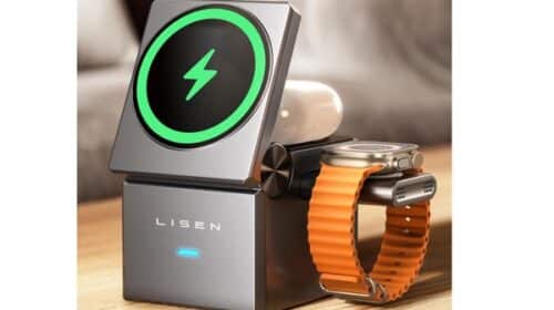 Chargez tous vos appareils Apple avec le chargeur induction 3 en 1 LISEN