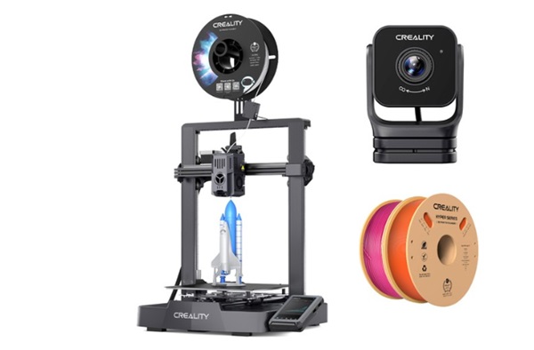 pack creality ender 3 v3 ke imprimante 3d, caméra nebula et filaments