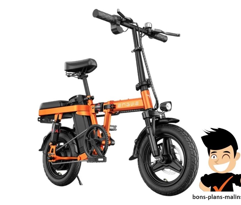 petit prix sur le vélo électrique pliable engwe t14
