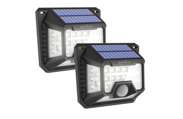 Promotion : lot de 2 lampes solaires extérieures avec détecteur de mouvement Somoreal SM-OLT3 promotion lot de 2 lampes solaires extérieures avec détecteur de mouvement somoreal sm olt3
