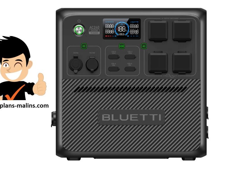 promotion station électrique portable bluetti ac240