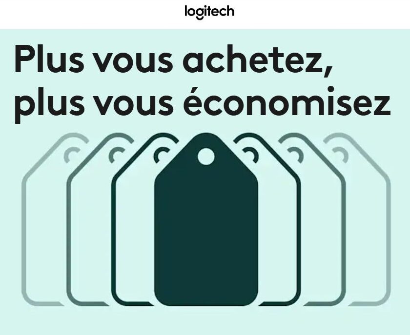 Bonnes affaires de Logitech : 30€ de remise dès 2 articles ou -50€ de remise dès 3 articles bonnes affaires de logitech