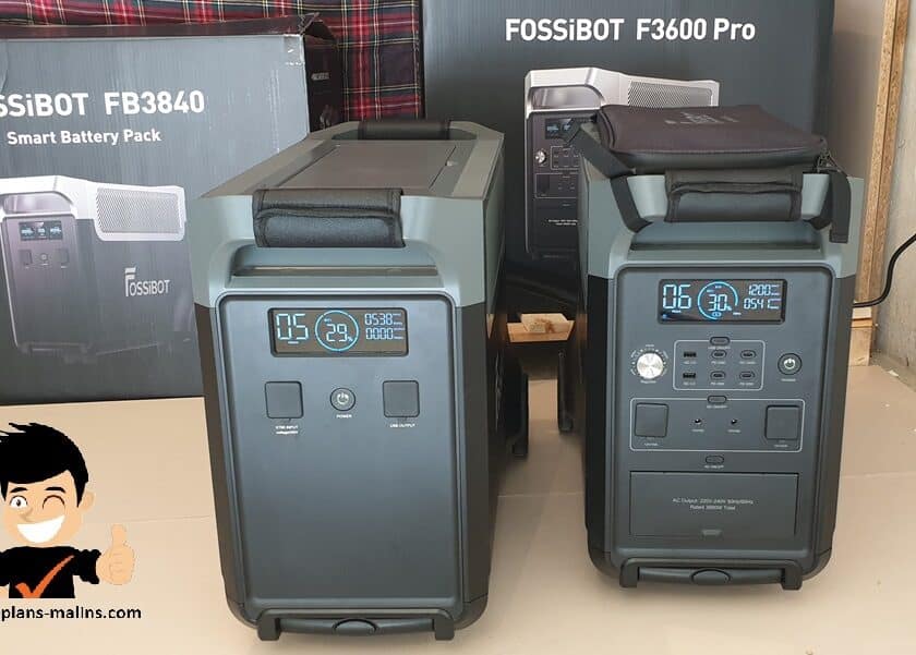 Découverte de la FOSSiBOT F3600 Pro avec batterie d'extension FB3840 Découverte de la FOSSiBOT F3600 Pro avec batterie d'extension FB3840