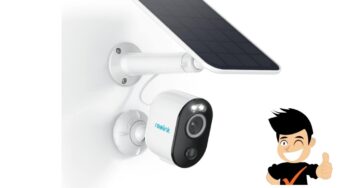 Vente flash 89,99€ caméra de surveillance extérieure autonome Reolink Argus 3 PRO Wi-fi + panneau solaire équipée de projecteurs et sirène intégrés