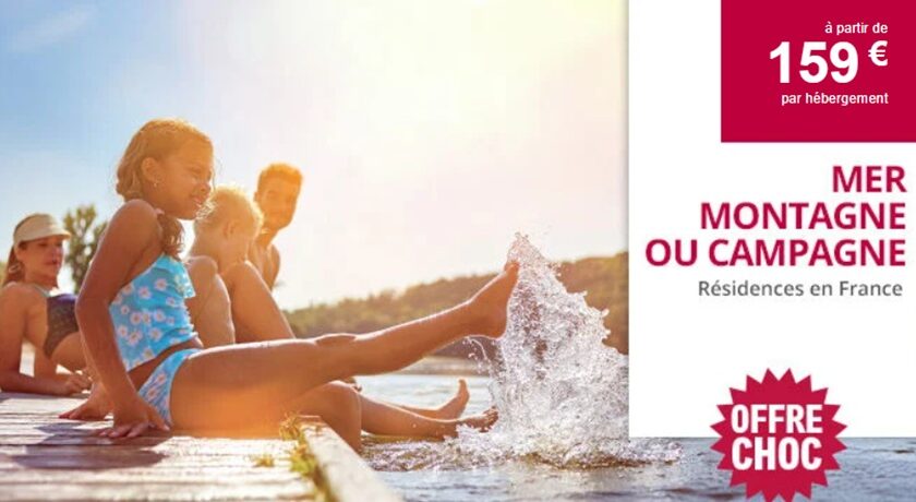vente flash séjours leclerc voyages 1 semaine en résidence à partir de 159€