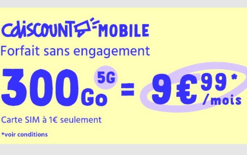 french days cdiscount mobile forfait mobile 300go
